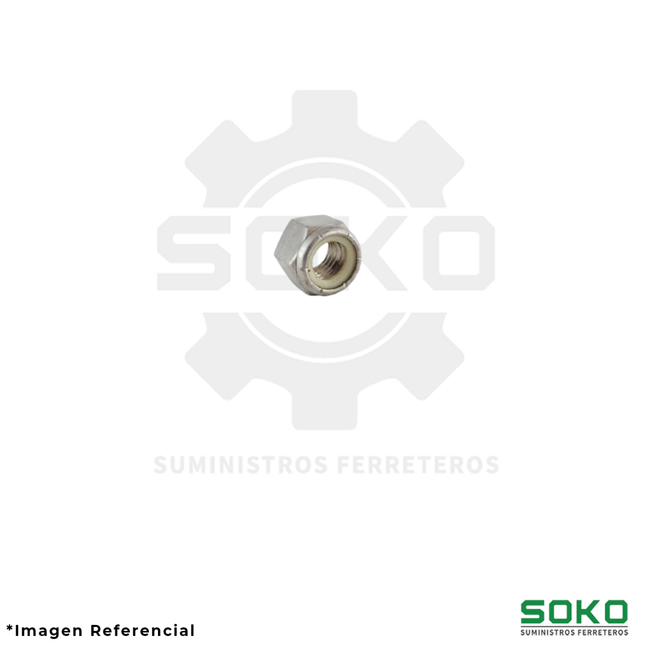 TUERCA NYLON M6 RC INOX 304